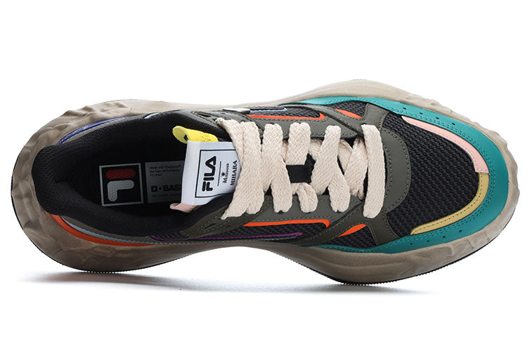 (WMNS) FILA x MIHARA YASUHIRO Sneakers 'Black Grey Purple' F12W224103FBO