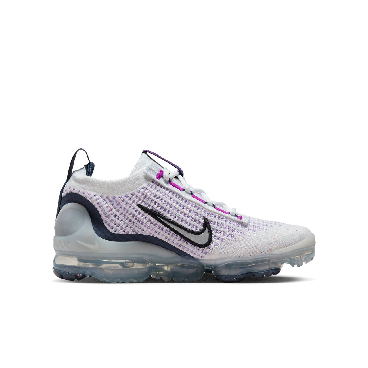 (GS) Nike Air VaporMax 2021 Flyknit 'White Violet Frost' DB1550-105