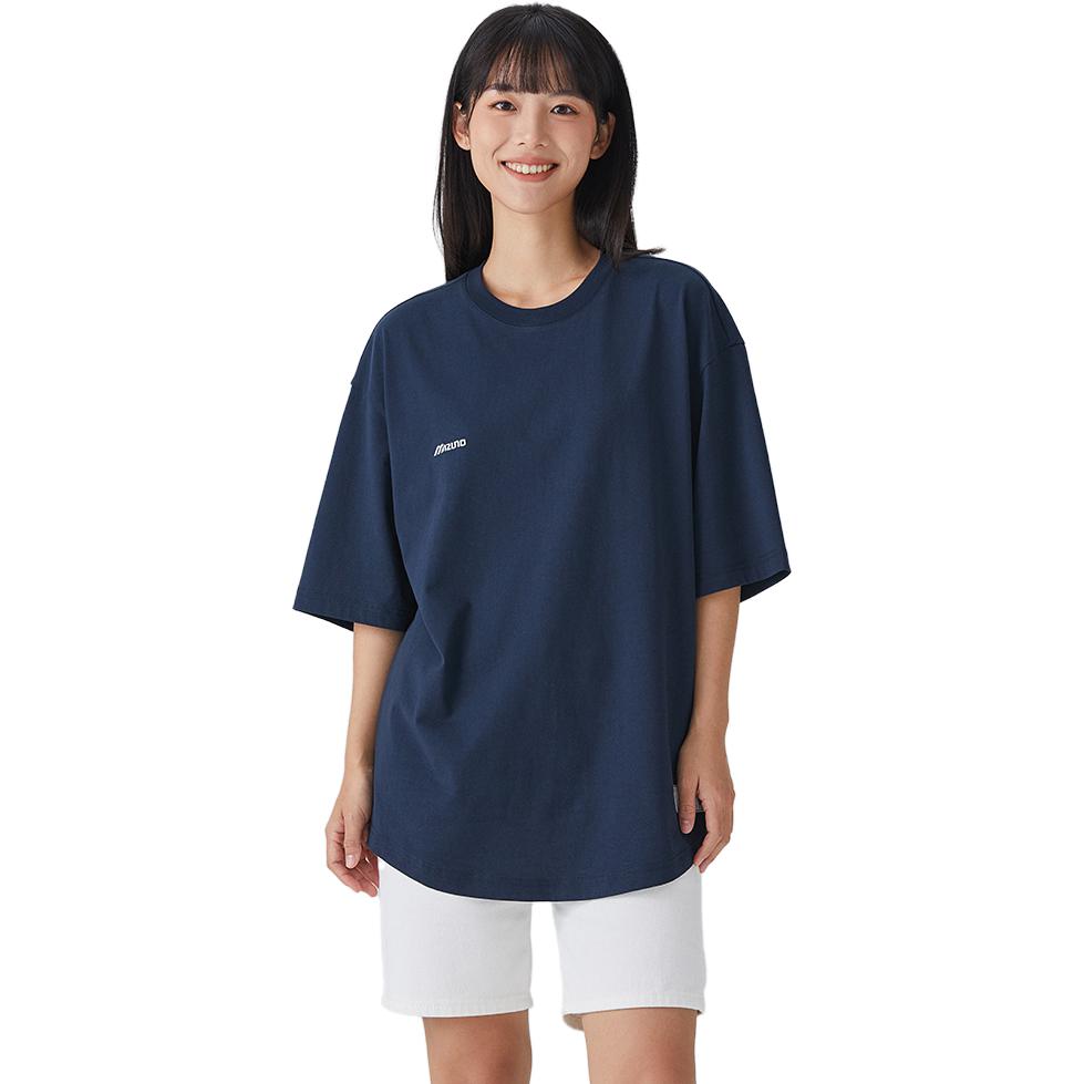 Mizuno Heritage T-shirt 'Navy' D2CA33H7