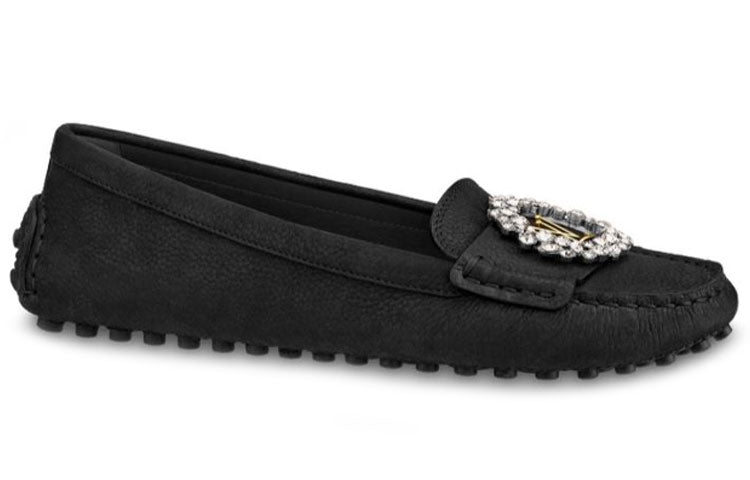 (WMNS) LOUIS VUITTON Dauphine Shoes 'Black Suede' 1A5MLJ