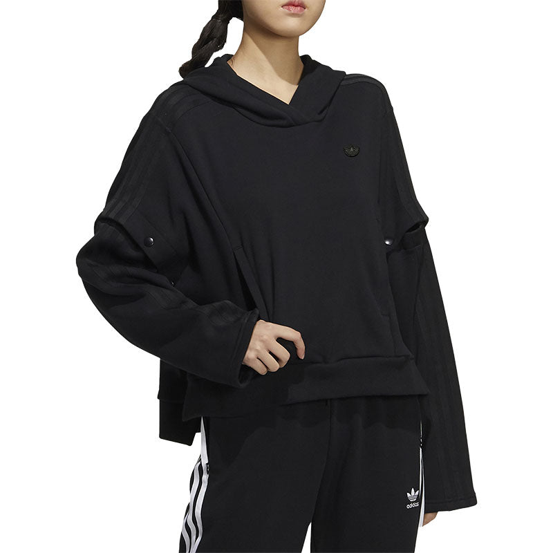 (WMNS) adidas originals Contempo Hoodie 'Black' HC6606