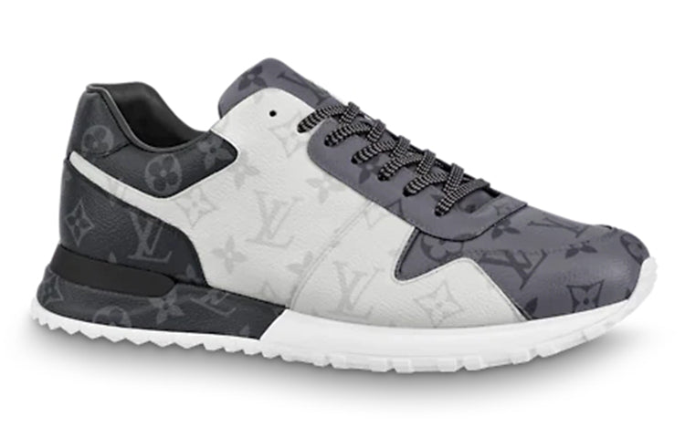 LOUIS VUITTON Run Away Sneakers 'White Monogram Ice and Dark Gray Monogram' 1A8UZJ