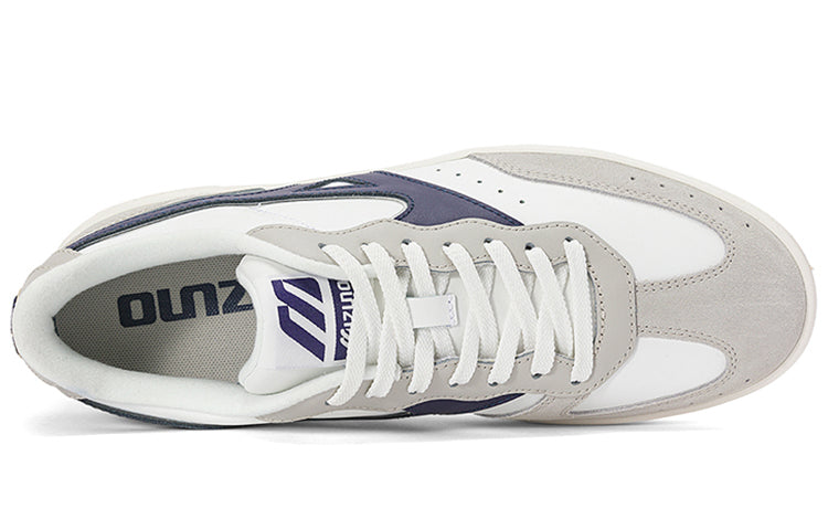 Mizuno Court Lite Cozy Minimalistic Skateboarding Shoes Unisex Gray White Blue D1GH222702