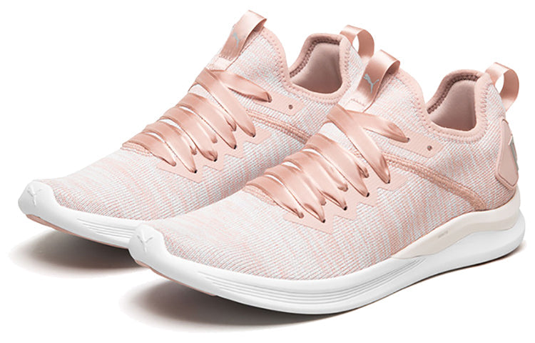 (WMNS) PUMA Ignite evoKNIT Satin EP Pink/White 190959-02