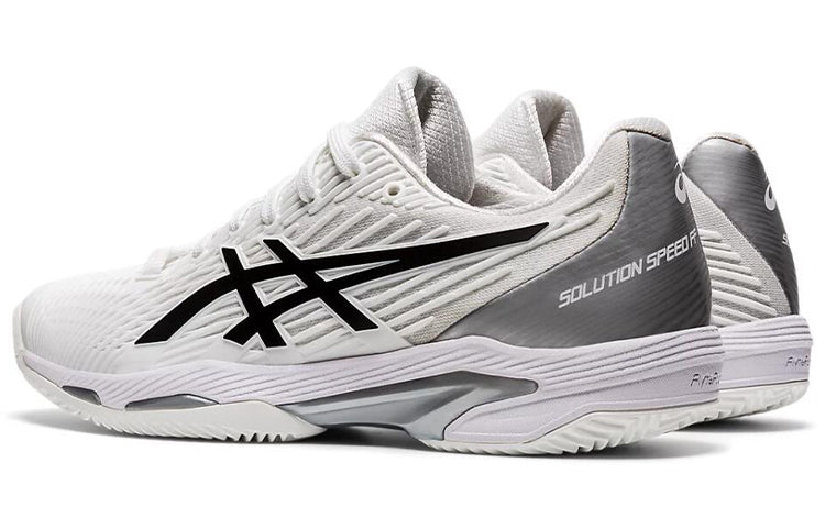 (WMNS) ASICS Solution Speed FF 2 Clay White/Black 1042A134-100