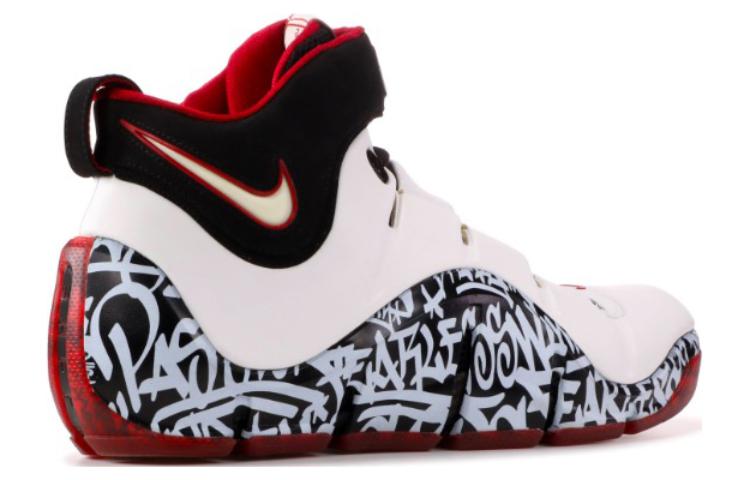 Nike LeBron 4 Graffiti NYC 'White Black Red' BAM284-M43-C1
