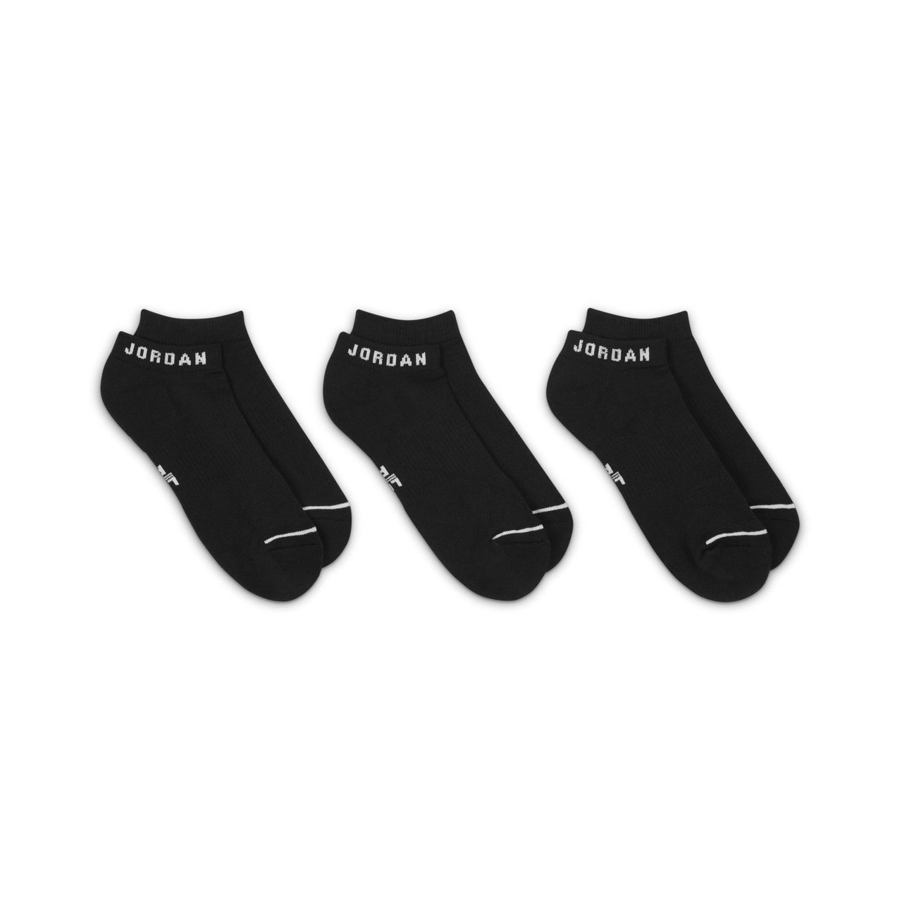 Air Jordan Everyday No-show Socks 'Black' DX9656-010
