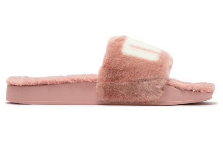 (WMNS) PUMA Leadcat 2.0 Fuzz Slides 'Carnation Pink' 387313-11