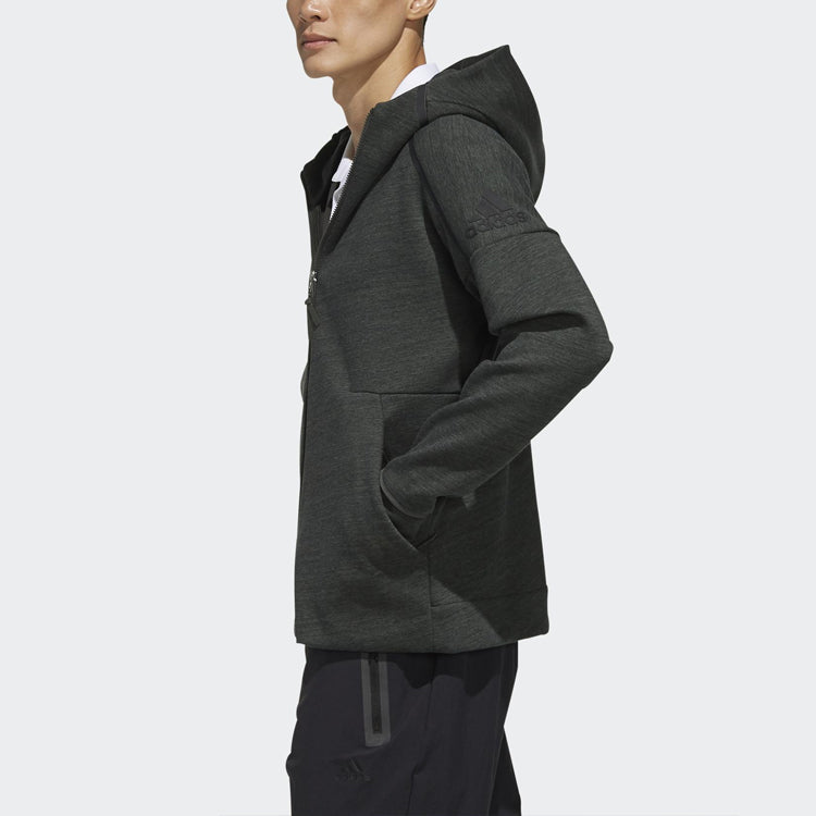 adidas Zne Hoody Sports Stylish Jacket Brown FJ0229