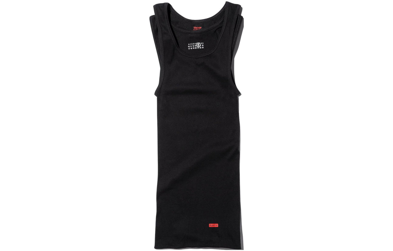 Supreme x Mm6 Maison Margiela Tagless Tank Top 'Black' SUP-SS24-116