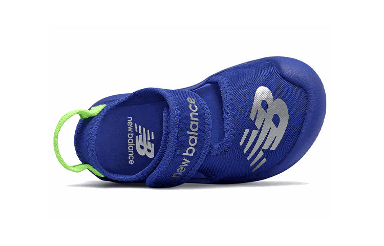 (TD) New Balance CRSR Velcro Stylish Flat Heel Sports Td Blue Sandals IOCRSRRB