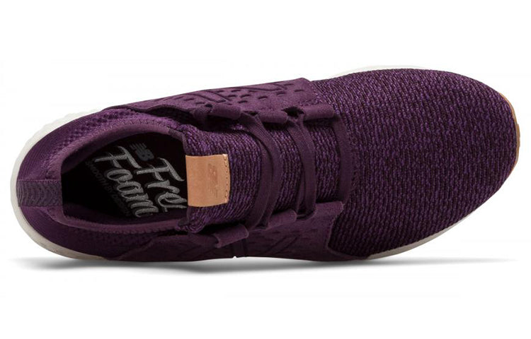 (WMNS) New Balance Fresh Foam Cruz 'Wine Red White Brown' WCRUZOM