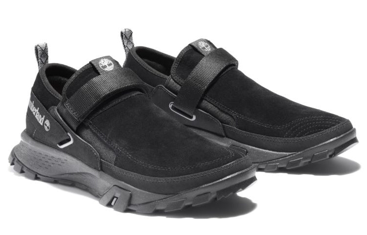 Timberland Mills Falls Slip-On Leather Shoes 'Black Suede' A25NE015