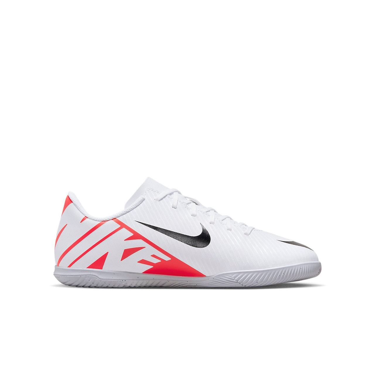(GS) Nike Jr. Mercurial Vapor 15 Club Indoor 'White Bright Crimson' DJ5955-600