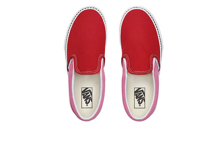 (PS) Vans 2-Tone Classic Slip-on Platform 'Red' VN0A3TL1WVX