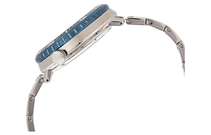 Men's SEIKO No. 5 Small Steel strip Automatic Mechanical Watch Blue SRPC63J1