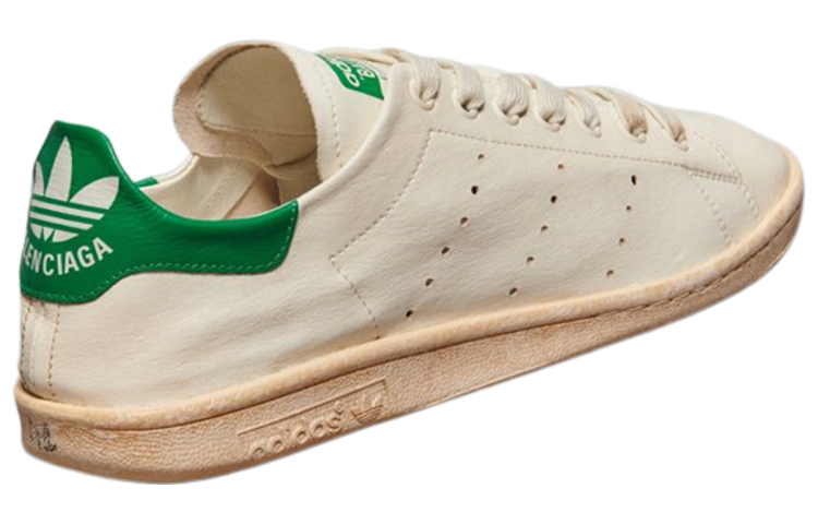 Balenciaga x adidas originals Stan Smith Sneakers 'Vintage White Green' 721835WBDV49703