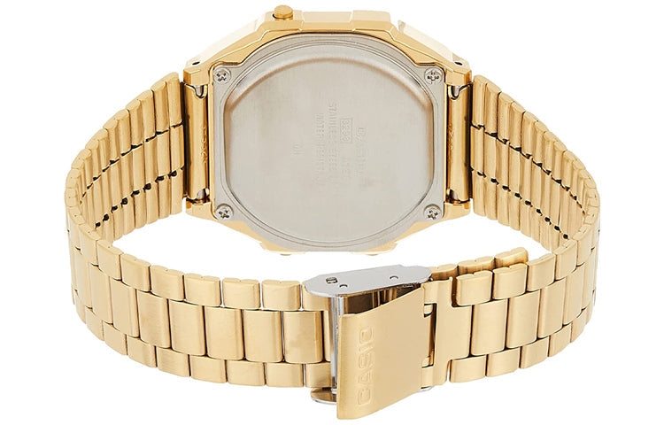 Casio Standard Digital Cube Watch 'Silver Gold' A168WG-9W