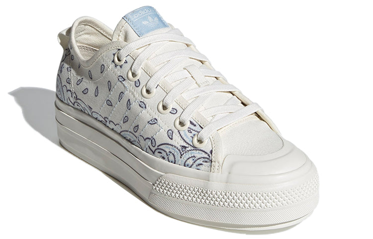 (WMNS) adidas Nizza Rf Platform 'White Blue' G55914
