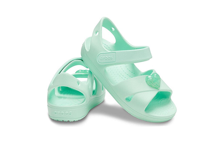 (GS) Crocs Classic Cross-Strap Sandals 'Mint Green' 206245-3TI