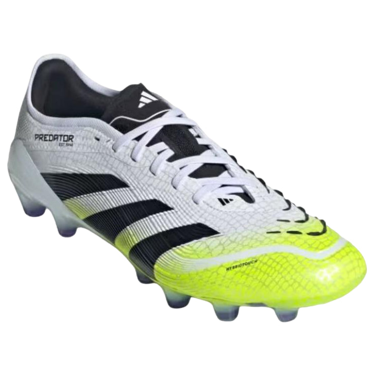 adidas Predator Pro HG 'Cloud White Core Black Lucid Lemon' JR4516