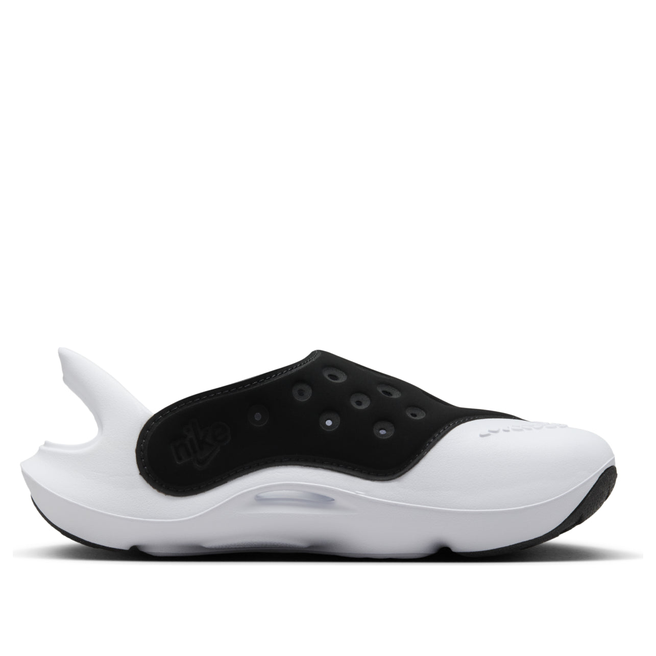 (PS) Nike Aqua Swoosh Sandals 'Black Hyper Orange' FN0876-001