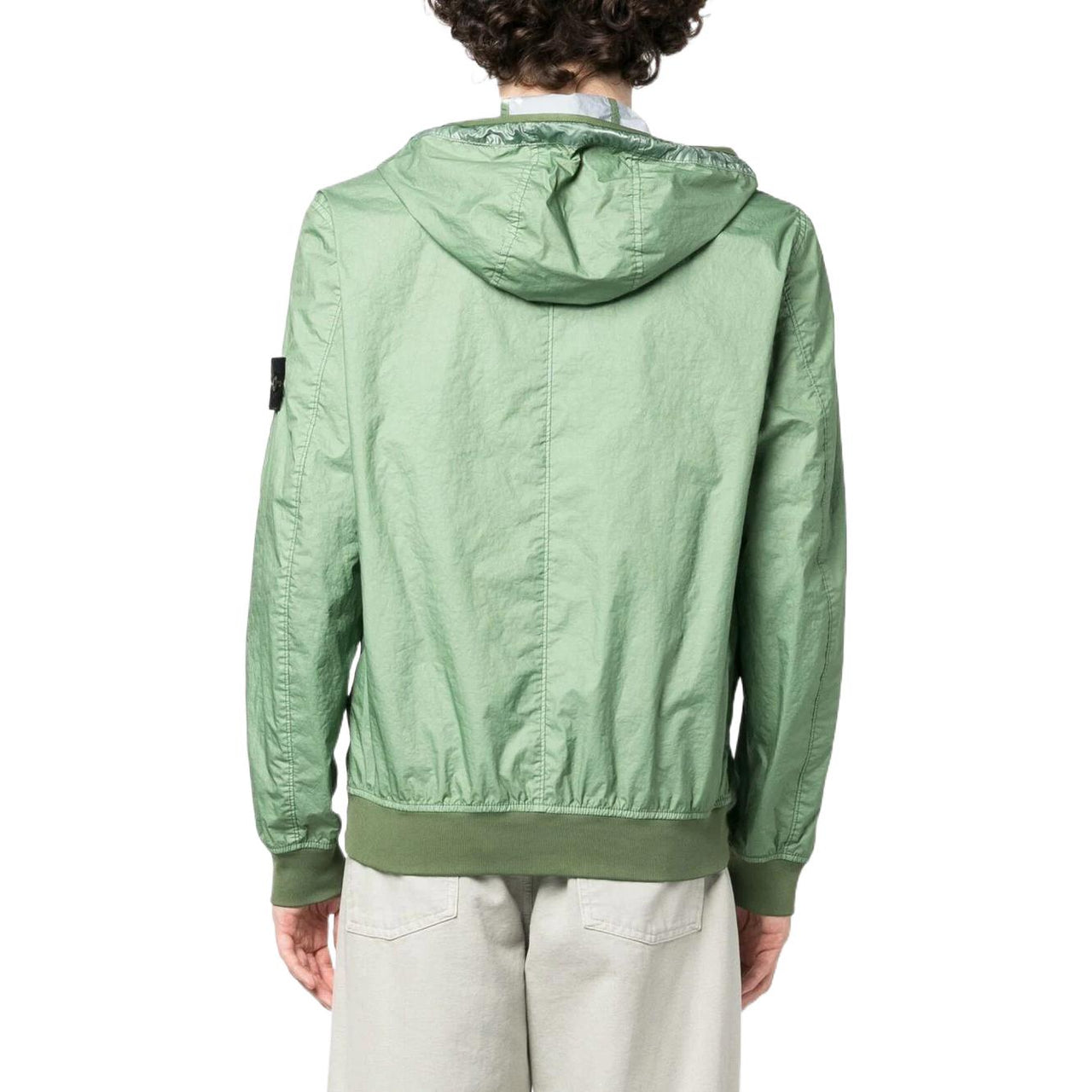 STONE ISLAND Logo Patch Puffer Jacket 'Sage' 781540723-V0055