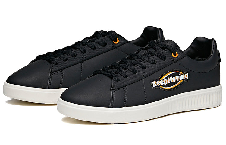 ANTA Keep Moving Skateboarding Series Sneakers 'Black Yellow White' 112118060-2