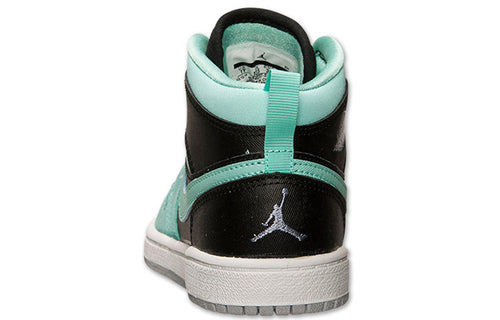 (GS) Air Jordan 1 Mid Retro 'Black Purple Turquoise' 555112-045