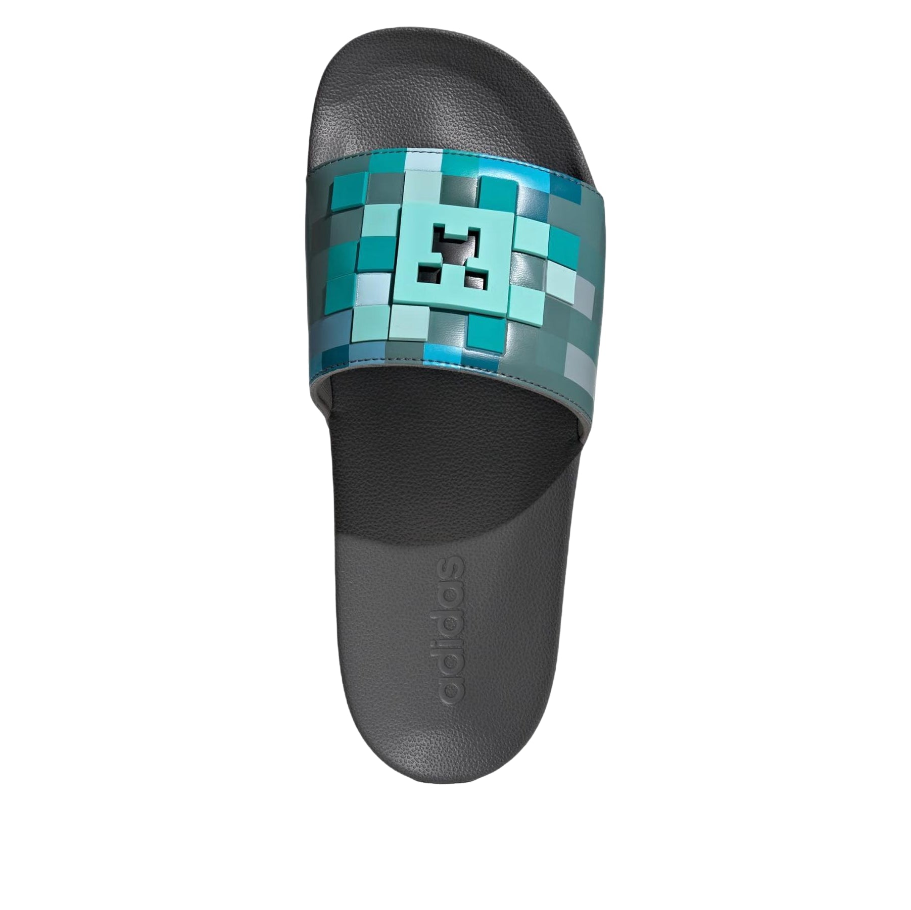 adidas Adilette Slides 'Minecraft - Grey Four' HQ2584