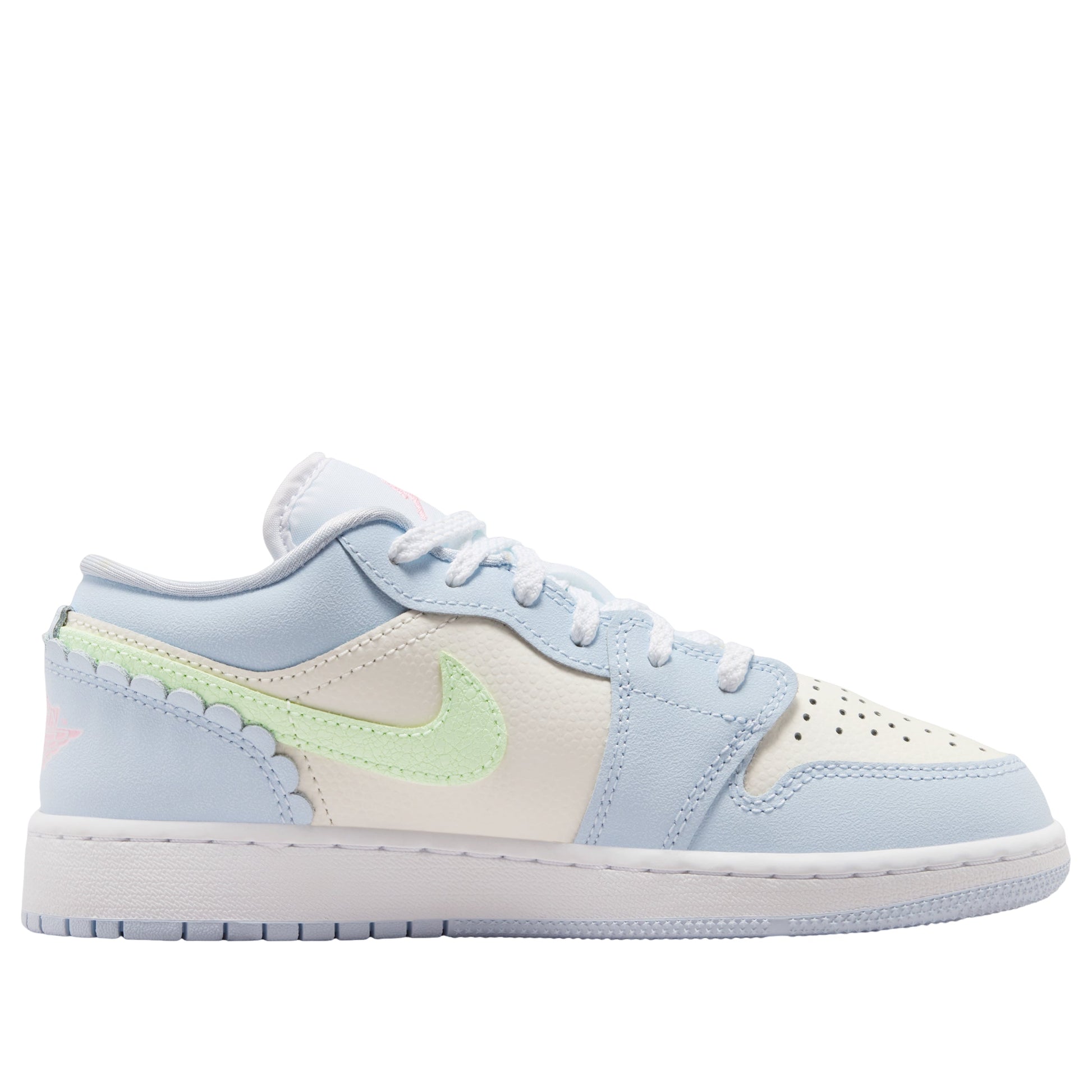 (GS) Jordan 1 Low SE 'Half Blue Sail Vapor Green' IB7113-403