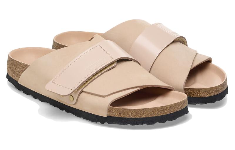 (WMNS) Birkenstock Kyoto Nubuck Leather Sandals 'New Beige' 1026560