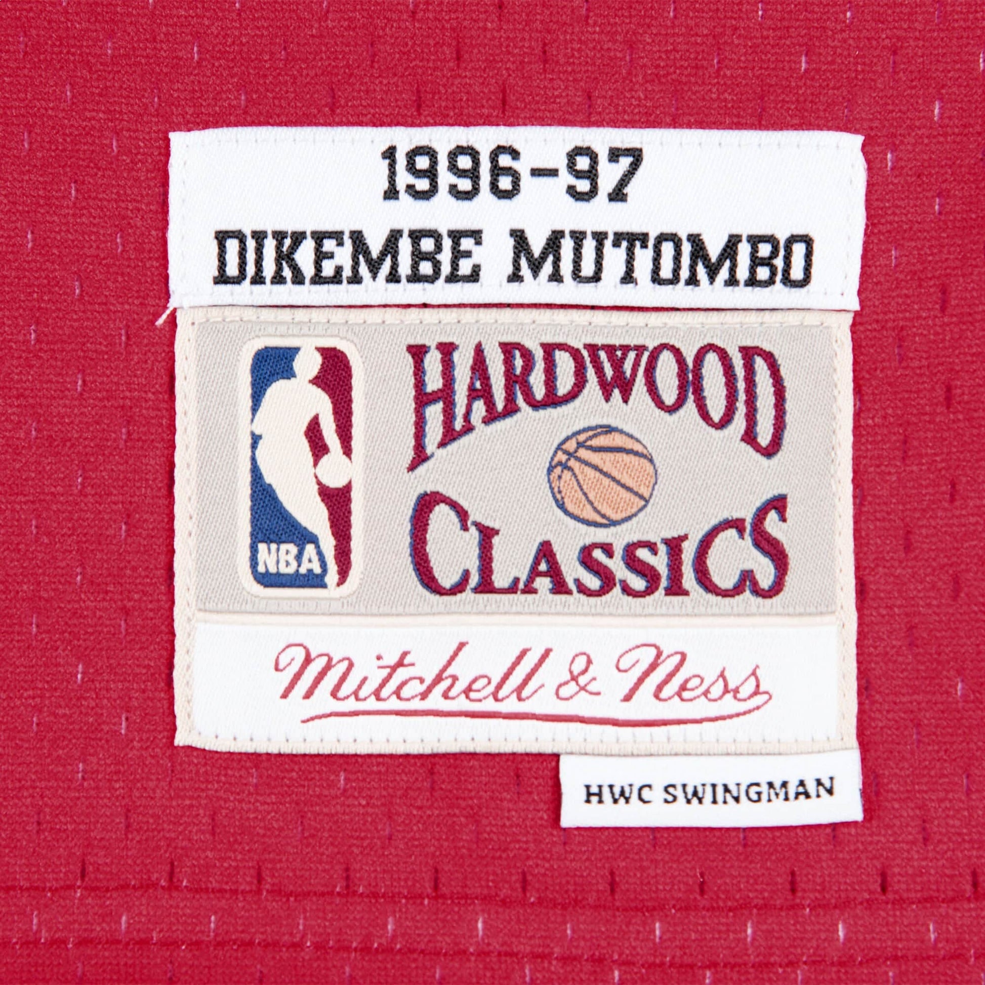 Mitchell & Ness x NBA Atlanta Hawks Swingman Jersey 1996-97 'Dikembe Mutombo 55' SMJYGS18138-AHASCAR96DMO