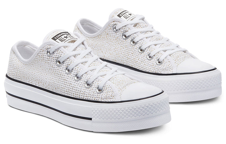 (WMNS) Converse Chuck Taylor All Star Platform Low 'White Speckled' 570792C