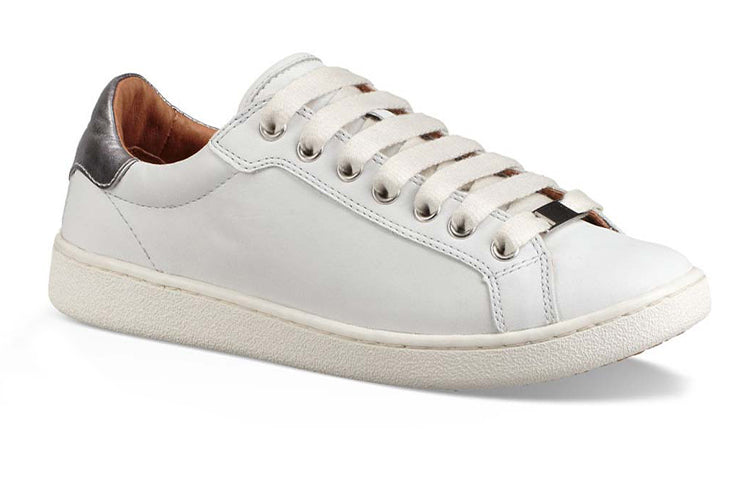 (WMNS) UGG Milo Leather Trainer 1019107-WHT