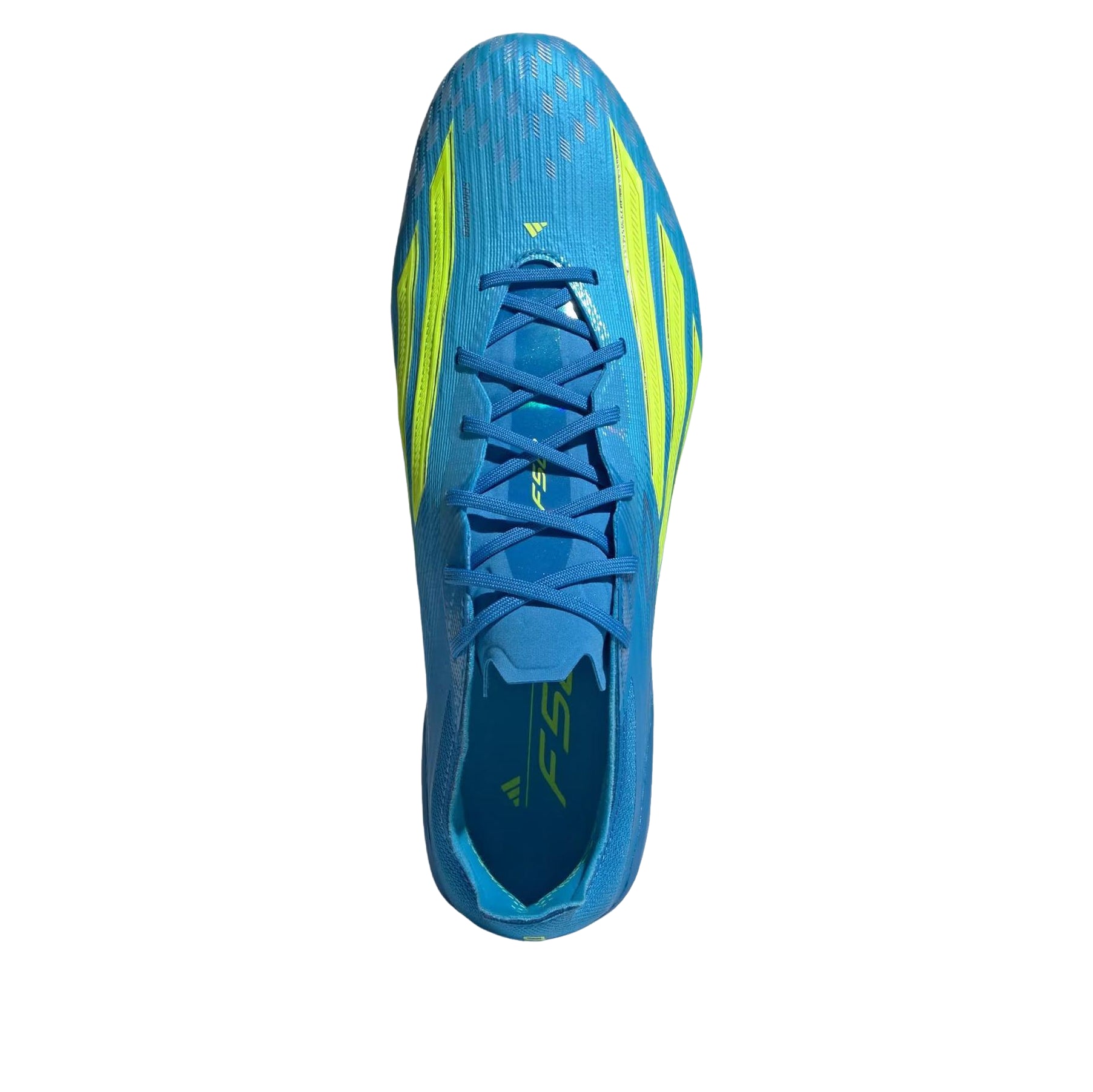 adidas F50 ELITE HG/AG 'Lucid Ray Blue Team Solar Yellow 2 Lucid Aquamarine' JR6465