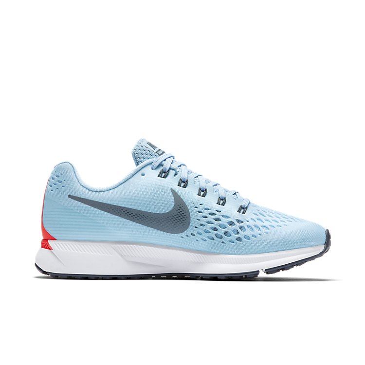 (WMNS) Nike Air Zoom Pegasus 34 'Ice Blue Crimson' 880560-404