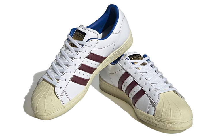 adidas originals Superstar 82 'White Maroon' IE0020
