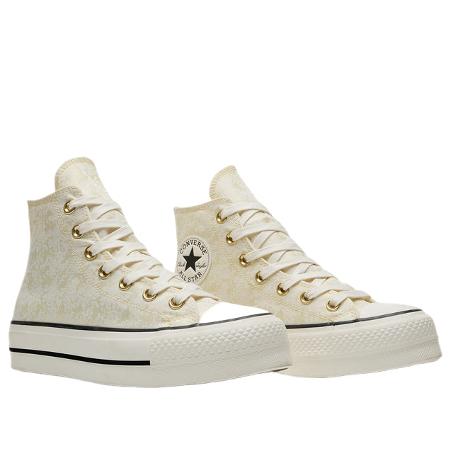 (WMNS) Converse Chuck Taylor All Star Lift Platform 'Clear Skies Golden View Egret' A19115C