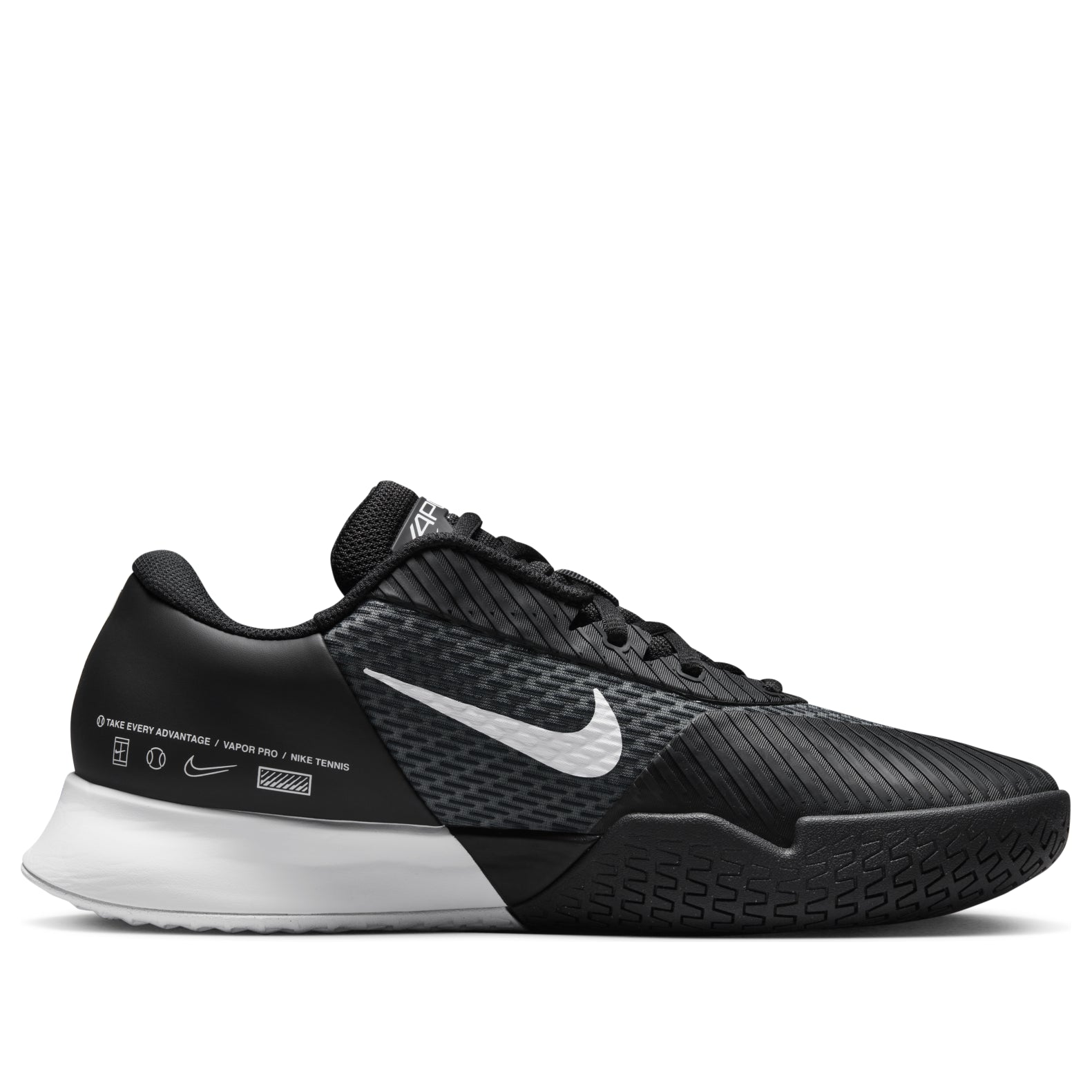 Nike Court Air Zoom Vapor Pro 2 HC 'Black White' DR6191-001