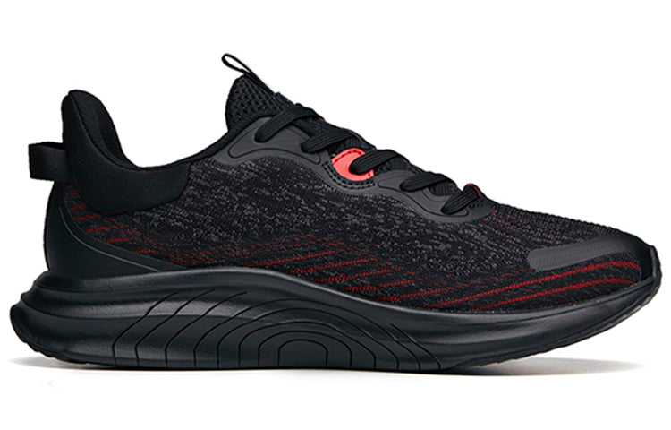 ANTA Running Series Sneakers 'Black Red' 112135558S-4