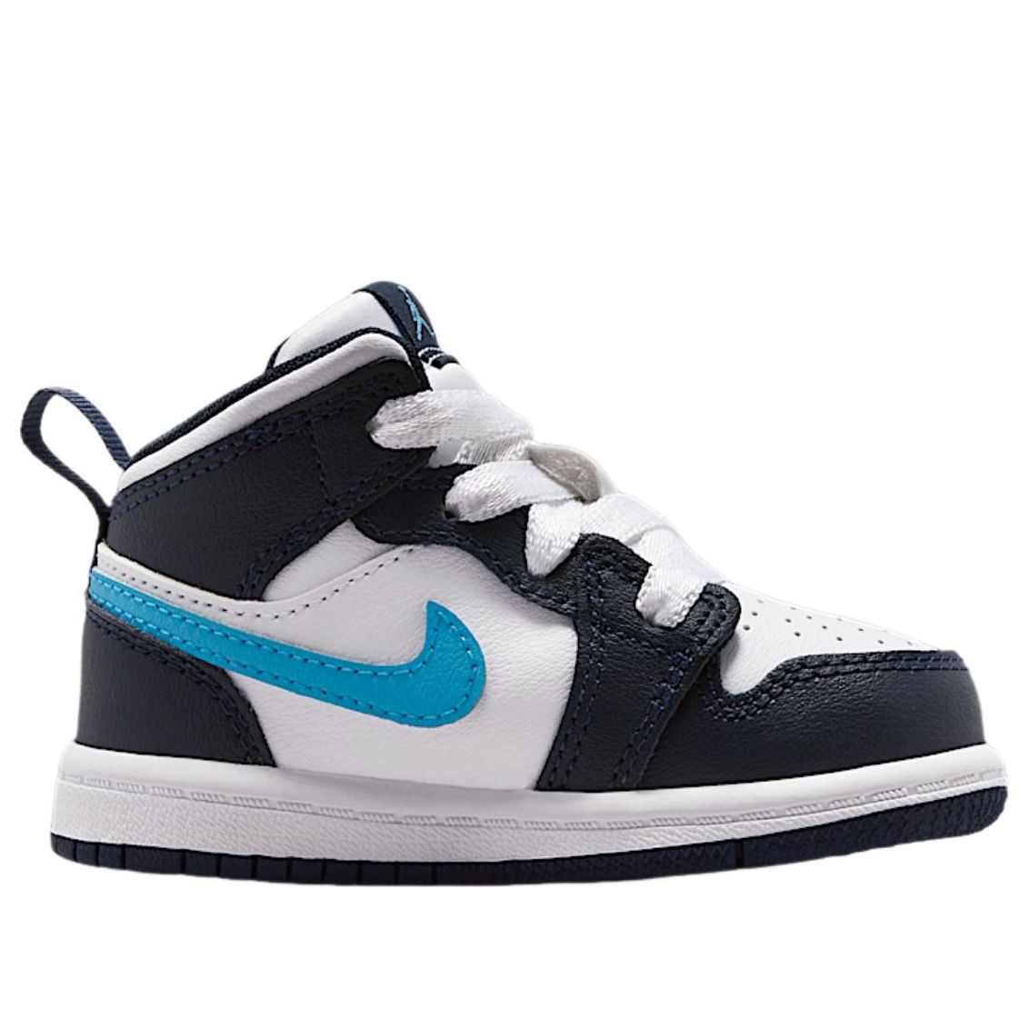 (TD) Air Jordan 1 Mid 'Obsidian Dark Powder Blue' DQ8425-404