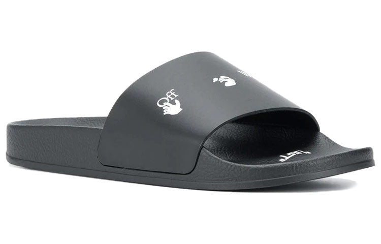 Off-White Logo Sliders 'Black' OMIA088E20FAB0021001