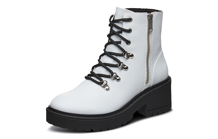 (WMNS) Skechers Teen Spirit Weekend Best 'White Black' 49058-WHT