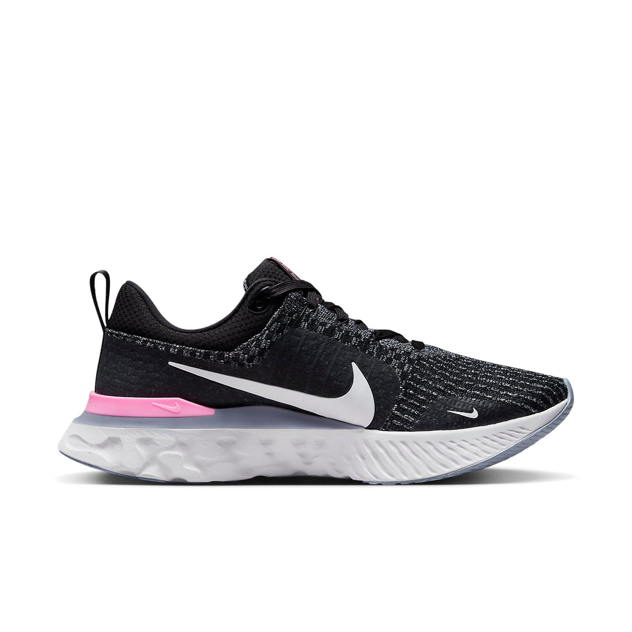 Nike React Infinity Run Flyknit 3 'Black Grey Pink' DZ3014-001