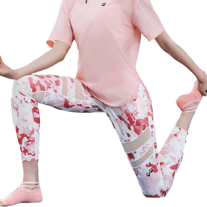 (WMNS) FILA ATHLETICS Yoga Sports gym pants Pink A11W021683F-PP