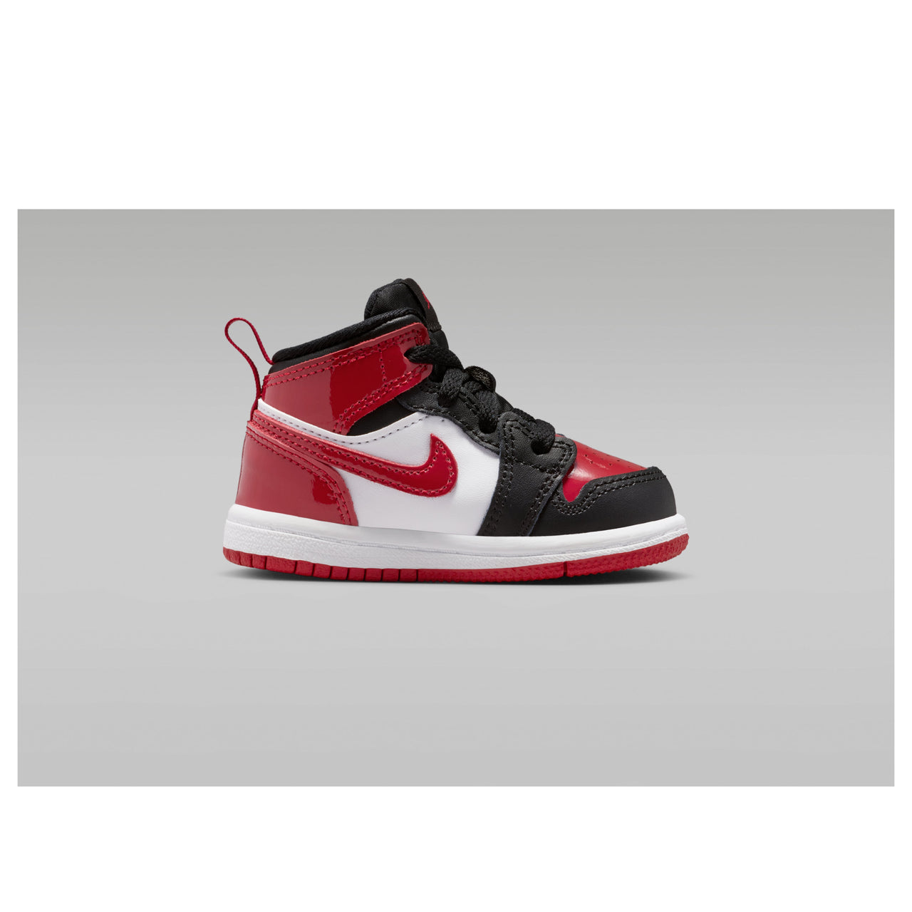 (TD) Air Jordan 1 Mid SE 'Patent Bred Toe' HV4729-006