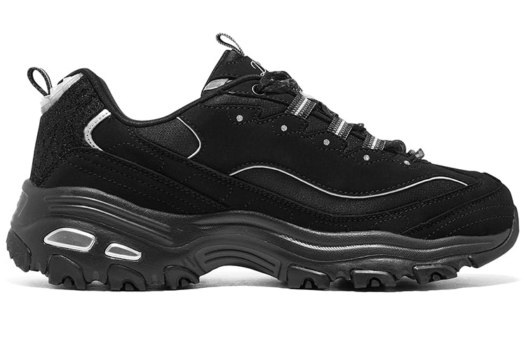 (WMNS) Skechers D'lites Sneakers 'Black' 896738-BBK