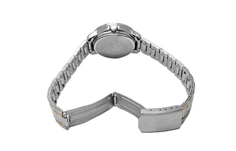 CASIO DRESS Series Classic PointerStainless Steel Strap Golden Quartz Waterproof Gold Dial Gold Analog LTP-V004SG-9A