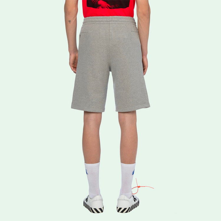 Off-White Basic Printing Small Logo Shorts Gray OMCI006S19D250220710